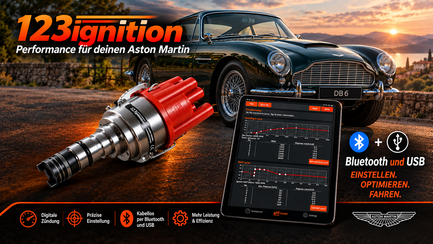 Die digitale Zündungsrevolution für Ihren Aston Martin
